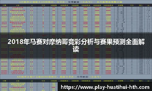 2018年马赛对摩纳哥竞彩分析与赛果预测全面解读